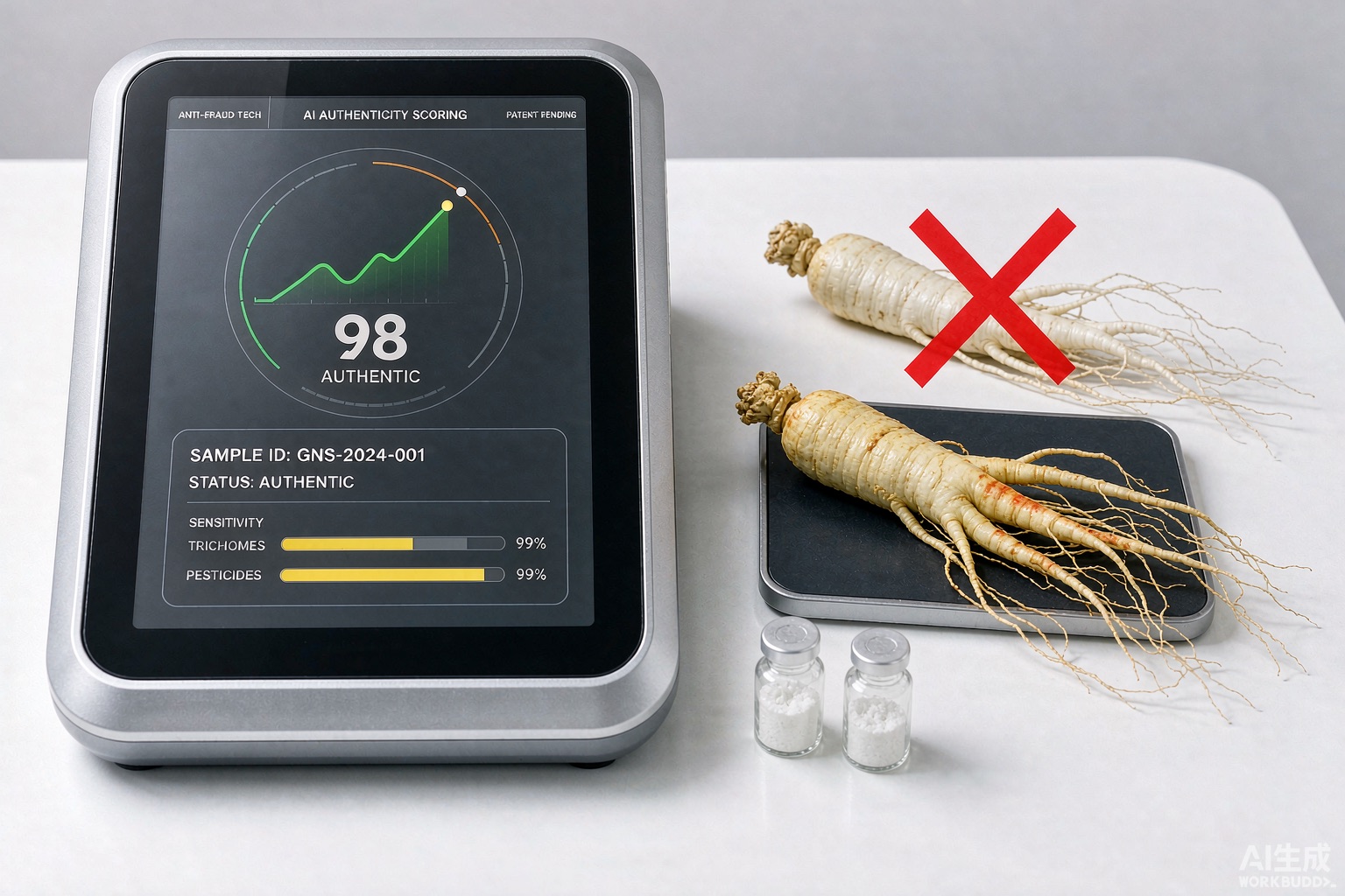 ai ginseng authentication anti counterfeit