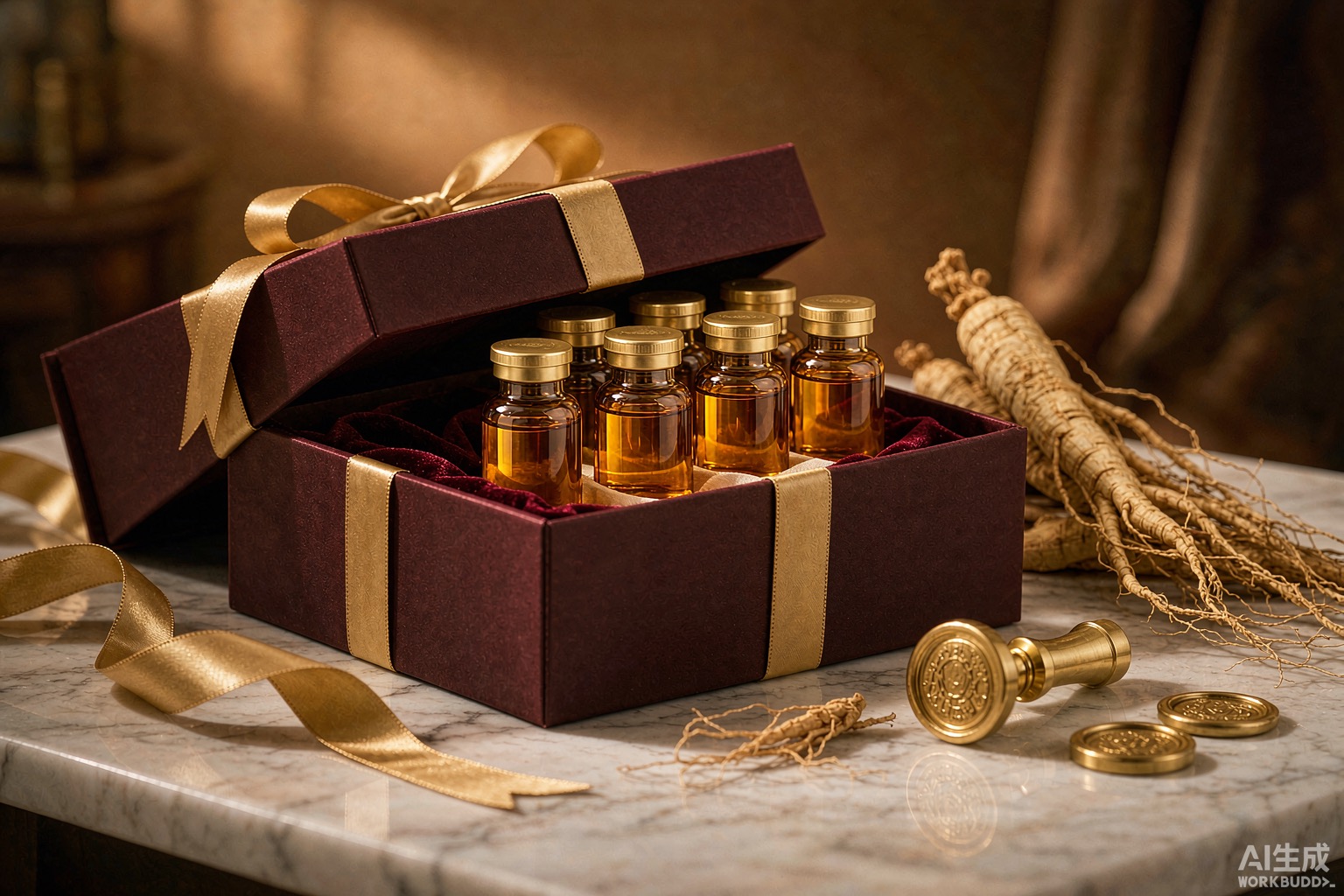 corporate gifting ginseng gift sets, B2B wellness gifting, custom gift box MOQ