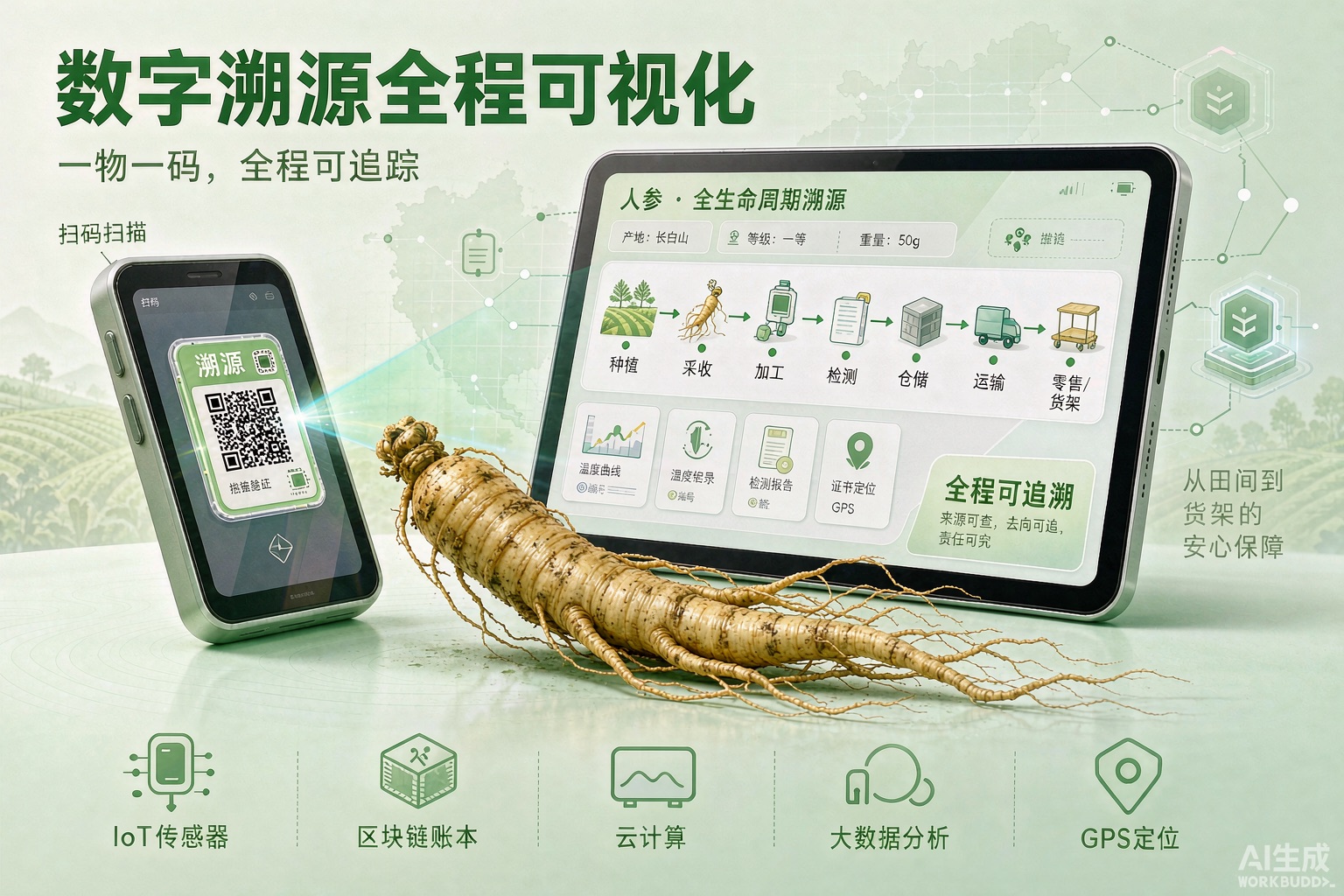 digital ginseng one code traceability