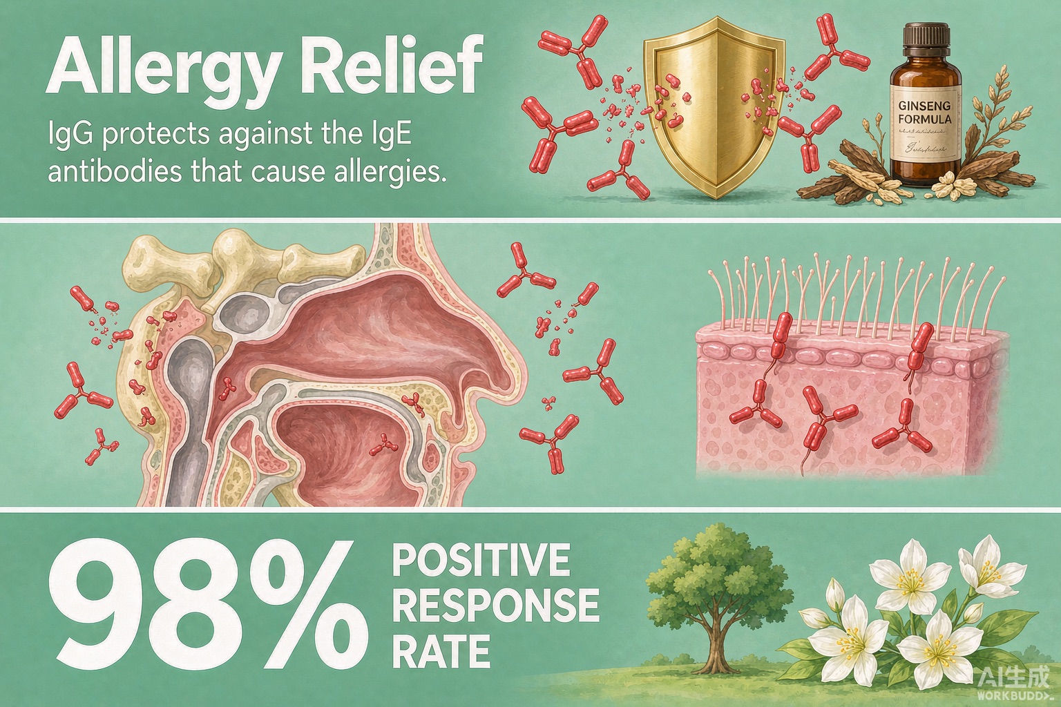 ginseng anti allergy rhinitis study