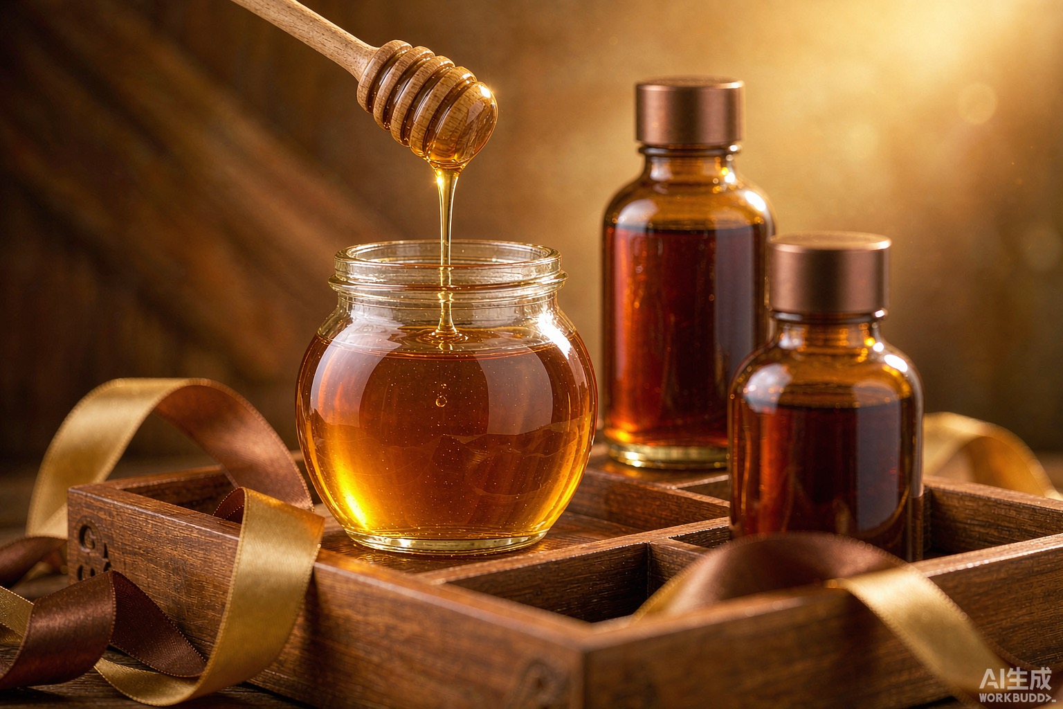bundle ginseng with honey for gifts, ginseng honey gift set wholesale, honey ginseng combo product sourcing
