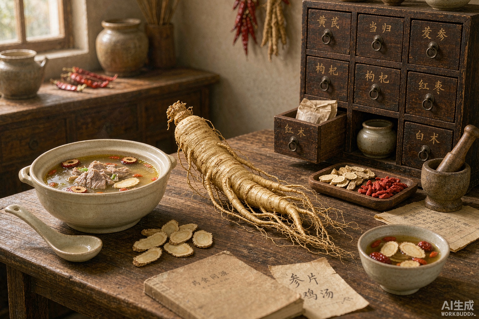 ginseng medicine food homology