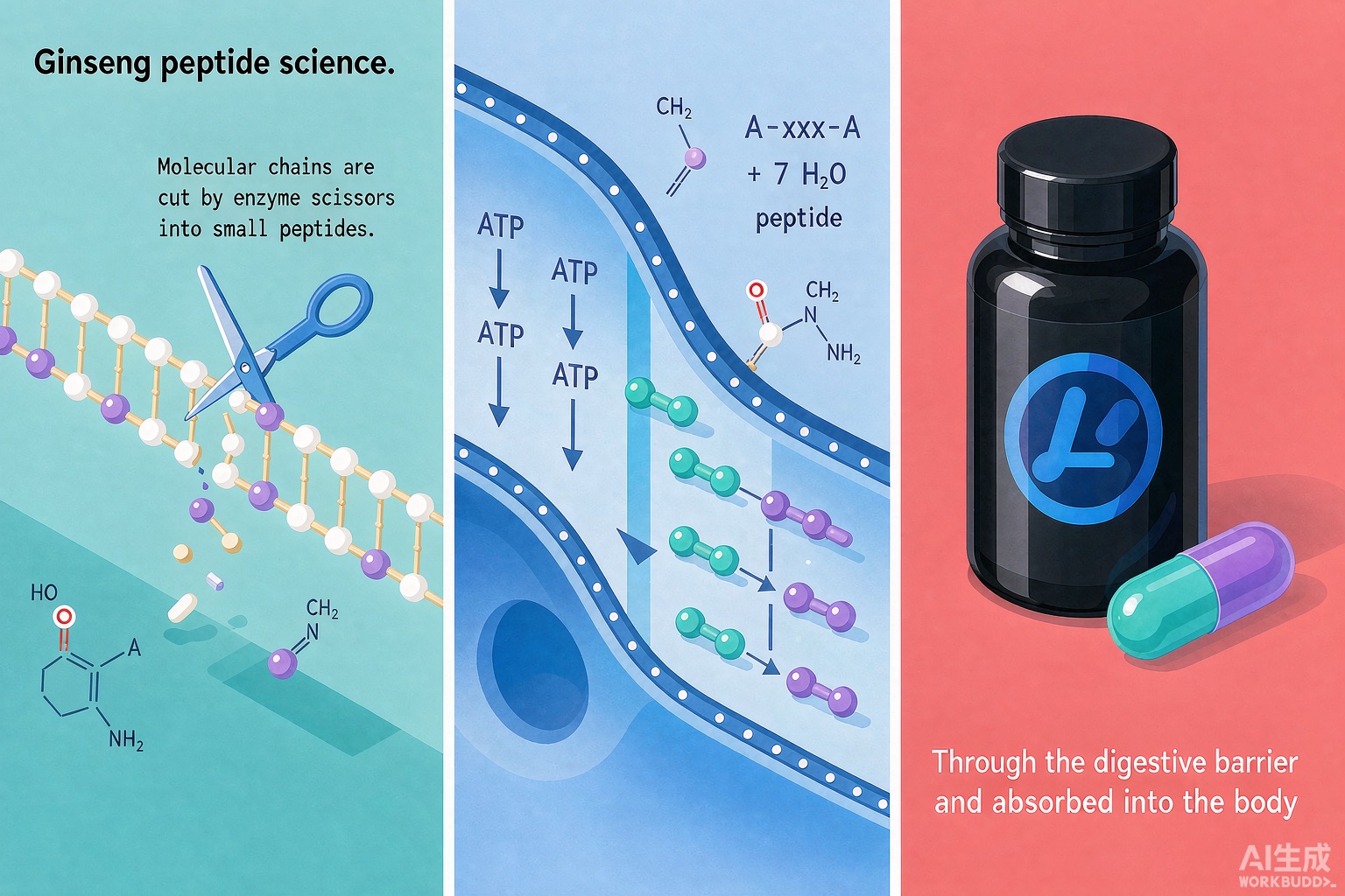 ginseng peptide enzymatic extraction