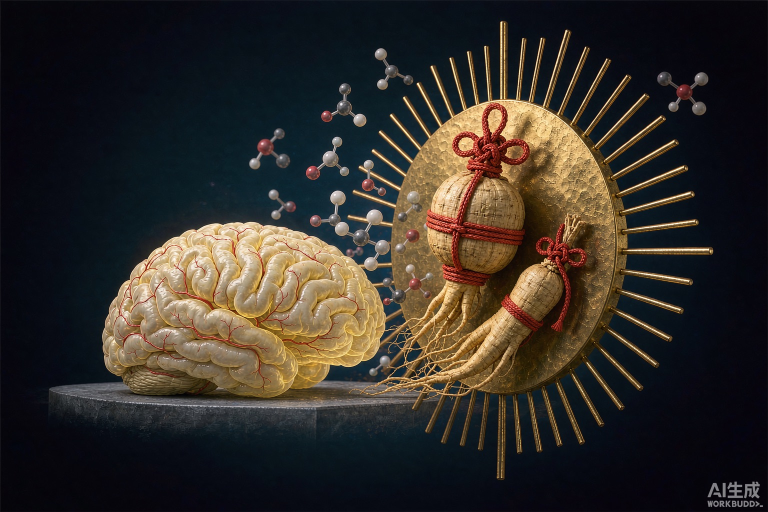 ginseng saponins stroke protection study