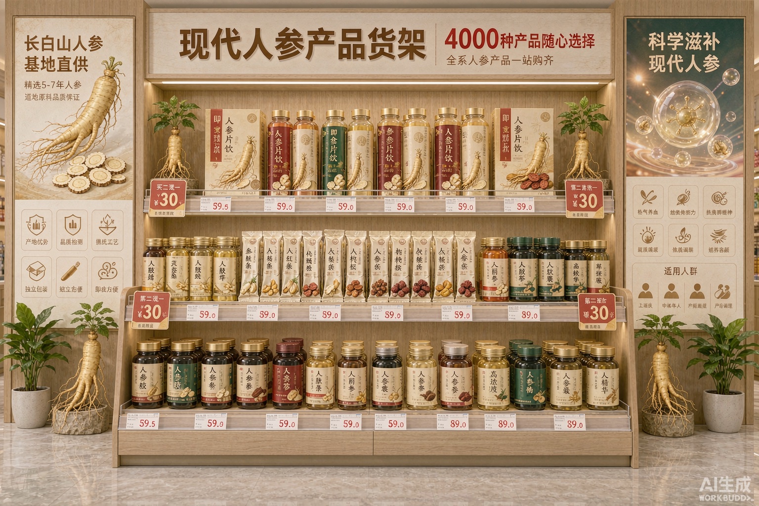 instant ginseng slice drinks