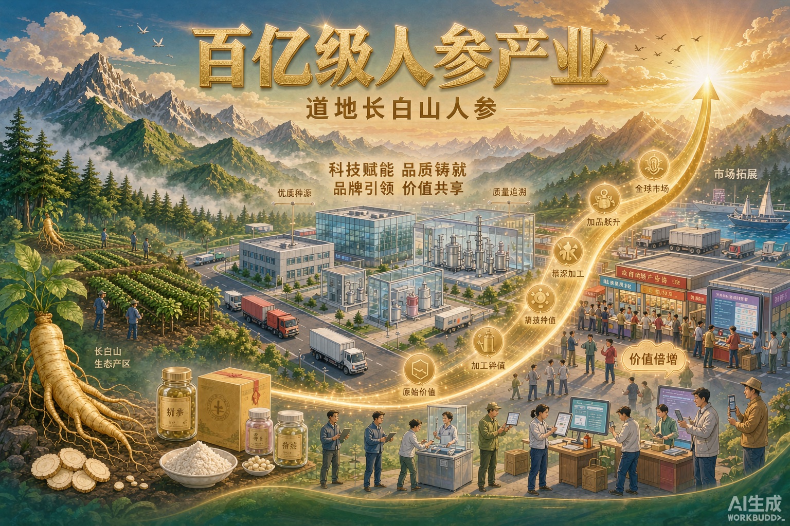 jilin ginseng 100b health industry