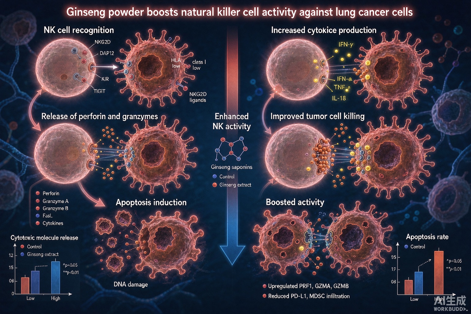 liginseng lung cancer nk cells