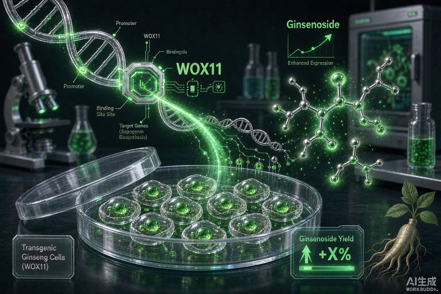 wox11 ginsenoside production