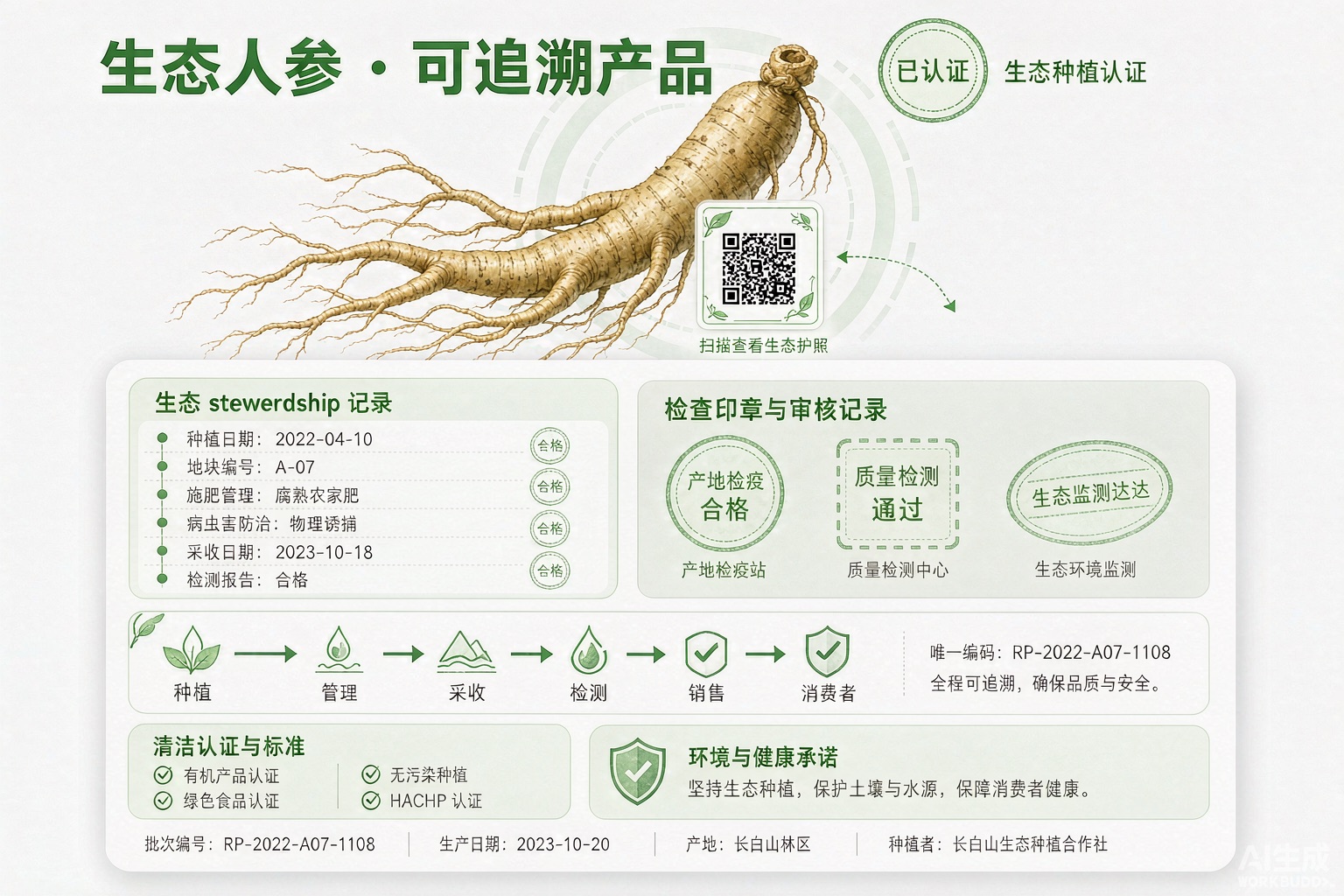 yishen yima ginseng traceability